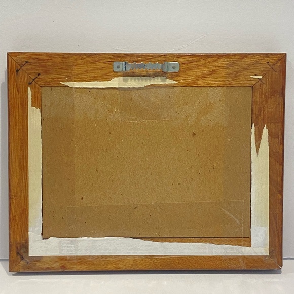 Vintage Watercolour Painting Signed Joyce on Matte Paper 9.5”-7.5” - Picture 8 of 9